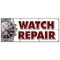 Signmission WATCH REPAIR BANNER SIGN batteries jewelry gems bands appraisals B-96 Watch Repair - alternate 1
